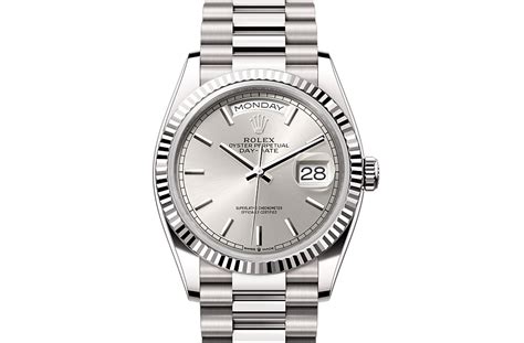 rolex oyster 36mm white gold price